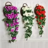 Artificial Rattan Vine with Roses for Wall & Party Decor 2