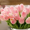 2024 Lifelike PU Tulip Bouquet for Garden & Party Decor 5